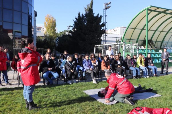 Sumqayıtda “Gənc Təxliyyəçi” adlı praktik seminar keçirilib -FOTO