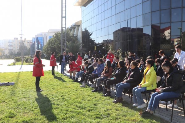 Sumqayıtda “Gənc Təxliyyəçi” adlı praktik seminar keçirilib -FOTO