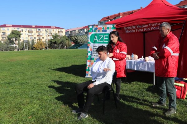 Sumqayıtda “Gənc Təxliyyəçi” adlı praktik seminar keçirilib -FOTO