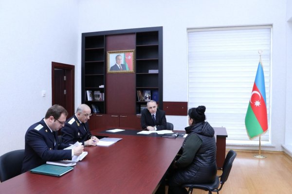 Baş prokuror Sumqayıt və Qubadlı sakinlərini qəbul edib - FOTO
