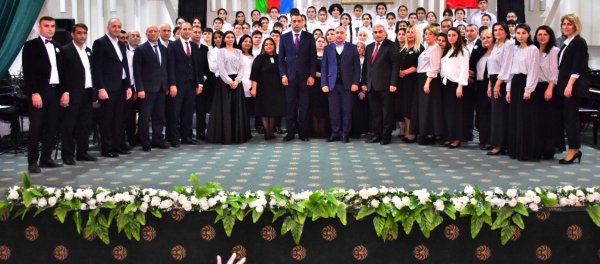 Fikrət Əmirovun 100 illik yubileyinə həsr olunan “Dahi Bəstəkar” adlı tədbir təşkil olunub - FOTOLAR