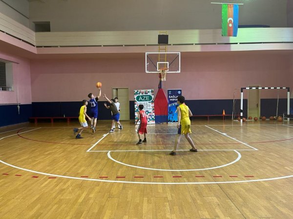 Sumqayıtda  basketbol idman növü üzrə “Sağlam həyat” devizi altında növbəti tədbir keçirilib - FOTO