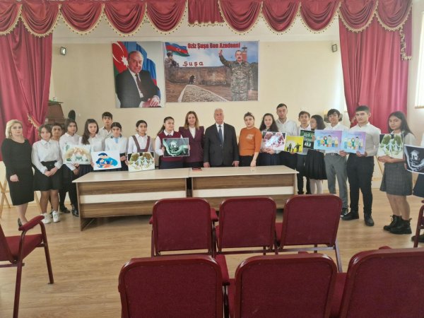 Sumqayıtın bu məktəbində maarifləndirici tədbir keçirilib - FOTO