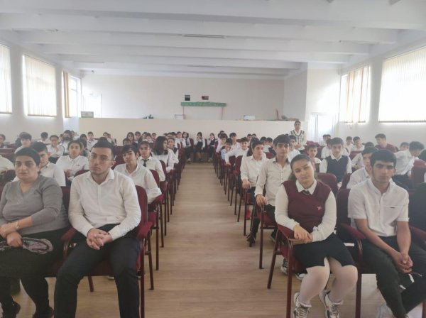 Sumqayıtın bu məktəbində maarifləndirici tədbir keçirilib - FOTO
