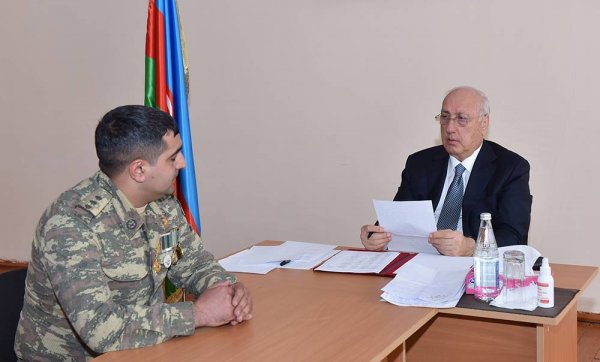 Sumqayıtda icra başçısı növbəti səyyar qəbul-görüş keçirib - FOTO