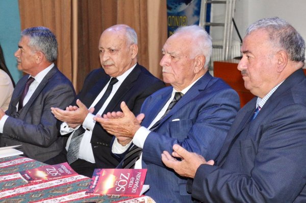 Sumqayıtda Əli Nəcəfxanlının 65 illik yubileyi keçirilib - VİDEO (FOTO)