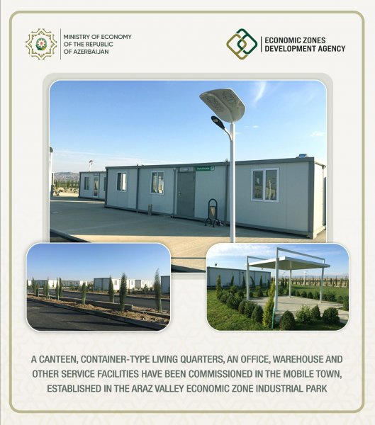 Cəbrayılda mobil şəhərcik tikilib - FOTOLAR