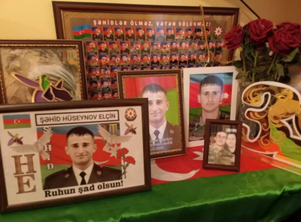 Vətən müharibəsi şəhidi yad edildi - FOTO