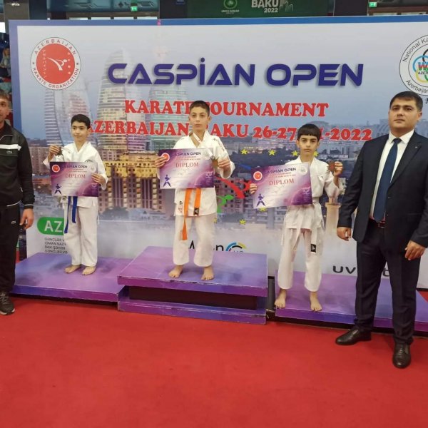 "Caspian Open" yarışında Sumqayıtlı karateçilər uğurlu nəticələr əldə ediblər -FOTO