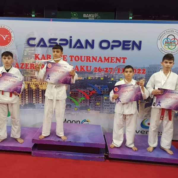 "Caspian Open" yarışında Sumqayıtlı karateçilər uğurlu nəticələr əldə ediblər -FOTO