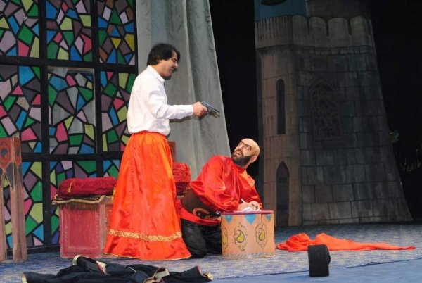 Sumqayıt Dövlət Dram Teatrında "O olmasın, bu olsun" -FOTOLAR