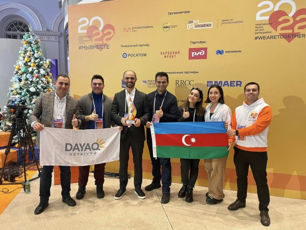 Azərbaycanı təmsil edən xeyriyyə layihəsi Moskvada qalib olub - FOTO