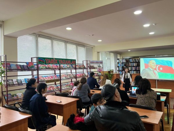 Sumqayıtda məktəblilər arasında bədii qiraət müsabiqəsi keçirilib - FOTO