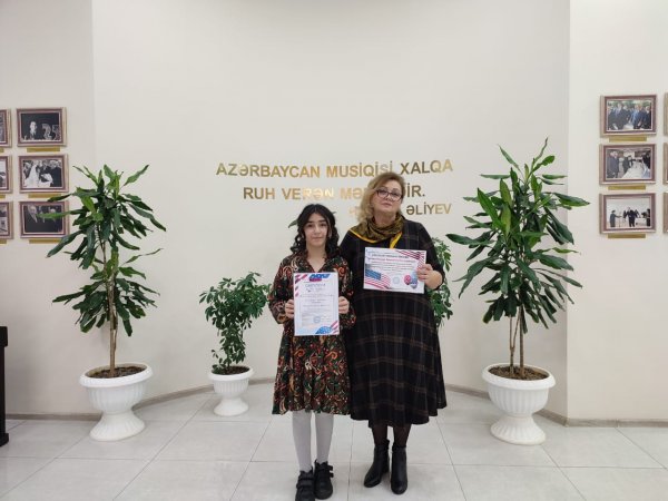Sumqayıtlı şagird I dərəcəli laureat adını qazandı - FOTO