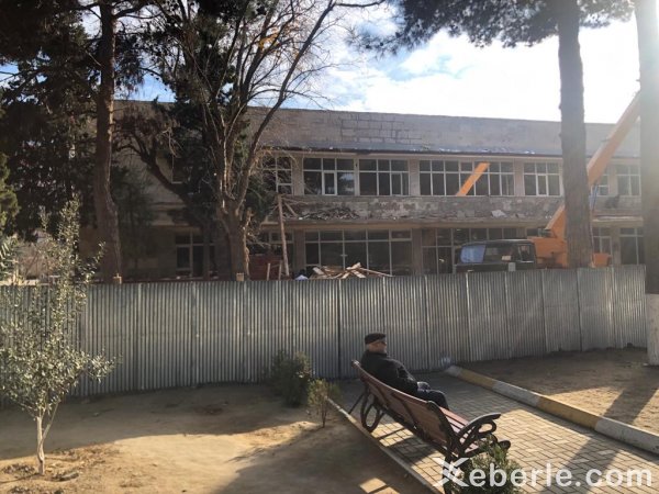 Sumqayıtda bu idarənin binası təmir olunur - FOTOLAR
