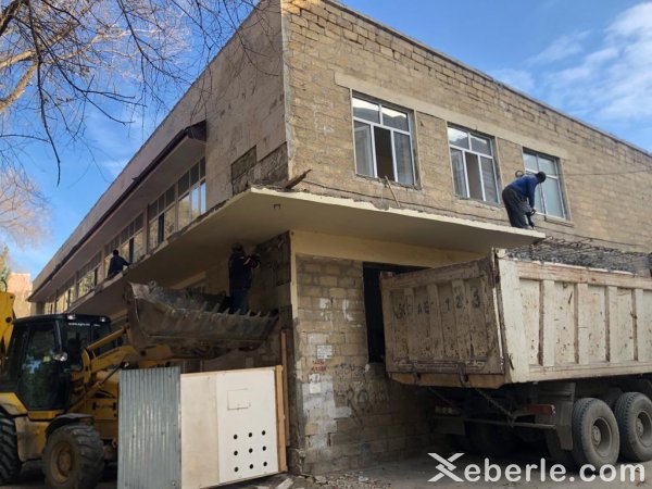 Sumqayıtda bu idarənin binası təmir olunur - FOTOLAR