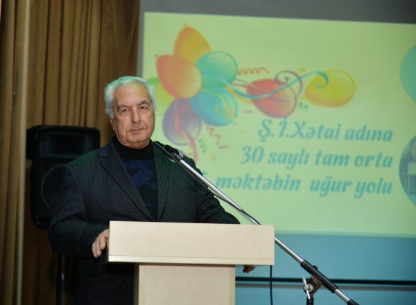 Sumqayıtda 30 nömrəli tam orta məktəbin 40 illik yubileyi qeyd edilib - FOTOLAR