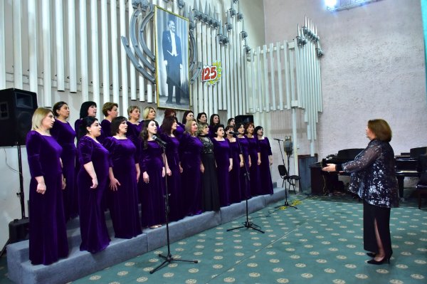 Sumqayıtda Bülbülün 125 illiyinə həsr olunan konsert proqramı təqdim olunub - FOTO