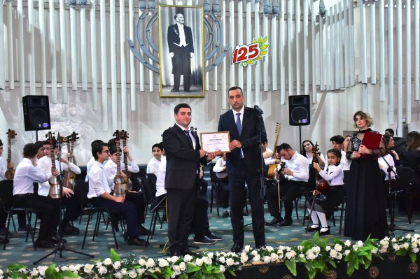 Sumqayıtda Bülbülün 125 illiyinə həsr olunan konsert proqramı təqdim olunub - FOTO