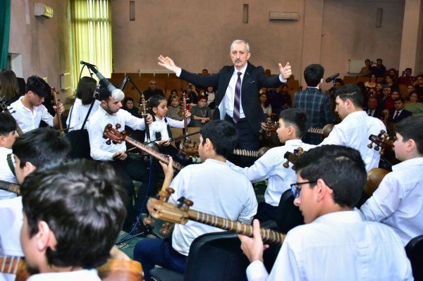 Sumqayıtda Bülbülün 125 illiyinə həsr olunan konsert proqramı təqdim olunub - FOTO