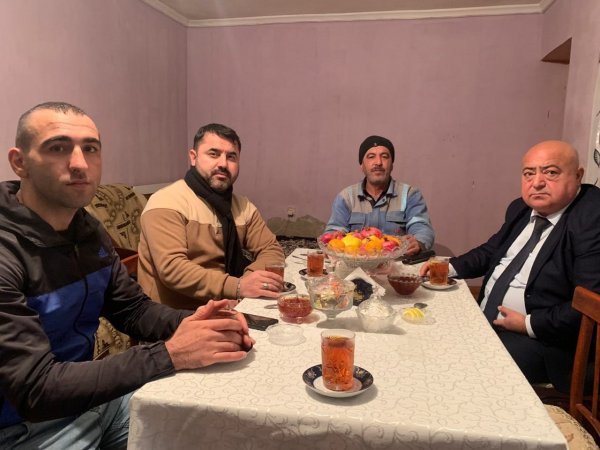 Sumqayıtda şəhid və qazi ailələri ziyarət edilib - FOTO