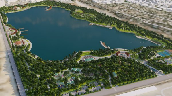 Bakının ekologiyasına müsbət təsir edəcək tikinti layihəsi həyata keçirilir (FOTOLAR)