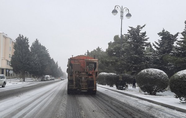 Sumqayıtda yolların vəziyyəti açıqlandı - AÇIQLAMA (FOTO)