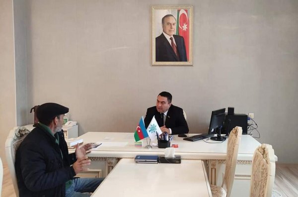 Deputat Müşfiq Məmmədli Sumqayıtda növbəti vətəndaş qəbulu keçirib - FOTO