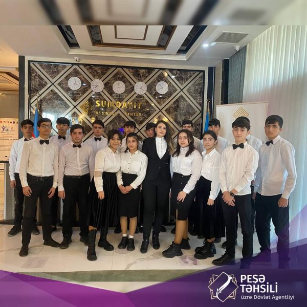 Xidmət Sahələri üzrə Sumqayıt Dövlət Peşə Təhsil Mərkəzinin tələbələri hoteldə ekskursiyada olublar - FOTO