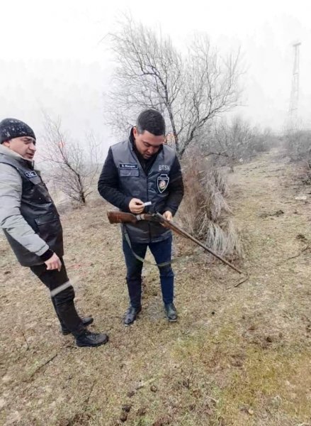 Sumqayıtda və digər ərazilərdə qanunsuz ov edənlər cəzalandırıldı - FOTO