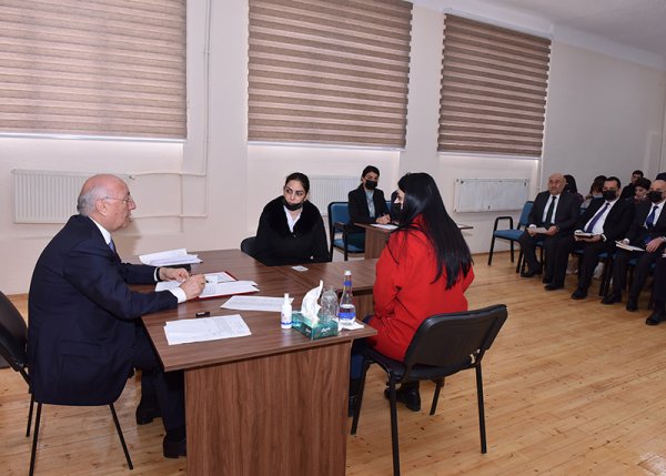Sumqayıtda növbəti səyyar qəbul keçirildi - FOTO