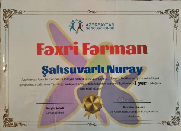 Sumqayıtlı məktəblilər Fəxri fərmanla təltif olunublar - FOTO