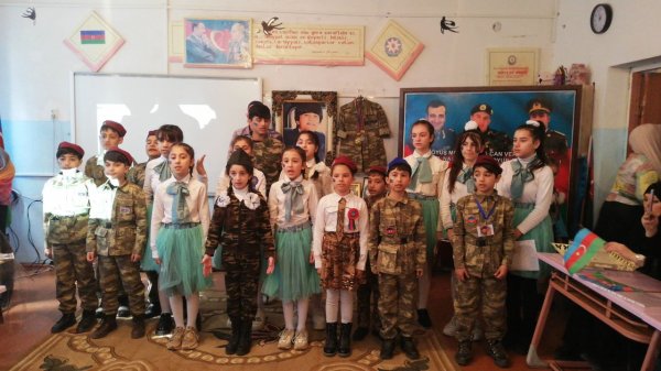 Sumqayıtın bu məktəbində şəhid Nicat Nəbiyevin xatirəsi əbədiləşdirilib - VİDEO (FOTO)