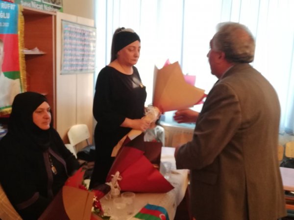 Sumqayıtın bu məktəbində şəhid Nicat Nəbiyevin xatirəsi əbədiləşdirilib - VİDEO (FOTO)