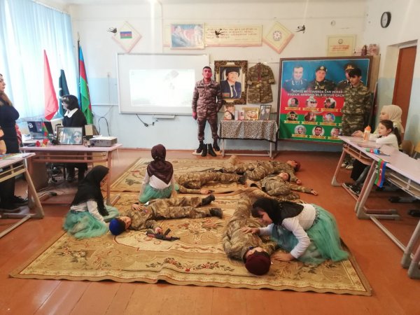 Sumqayıtın bu məktəbində şəhid Nicat Nəbiyevin xatirəsi əbədiləşdirilib - VİDEO (FOTO)