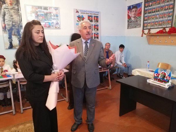 Sumqayıtın bu məktəbində şəhid Nicat Nəbiyevin xatirəsi əbədiləşdirilib - VİDEO (FOTO)