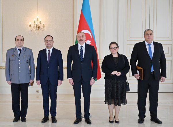 Prezident yeni səfirin etimadnaməsini qəbul etdi - FOTO