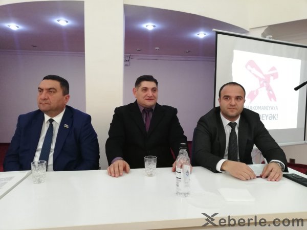 Sumqayıt polisi narkomaniyanın fəsadları barədə gəncləri maarifləndirir - FOTO