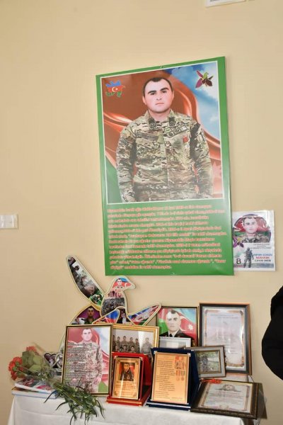 Sumqayıtın bu məktəbində 15 şəhidin adını daşıyan sinif otağının açılışı olub - FOTOLAR