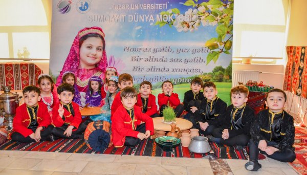 Sumqayıt Dünya Məktəbində yubiley tədbiri - FOTOLAR