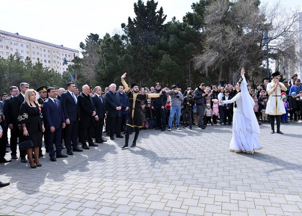 Sumqayıtda Novruz bayramı münasibətilə ümumşəhər tədbiri keçirilib - FOTOLAR