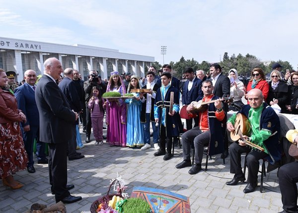Sumqayıtda Novruz bayramı münasibətilə ümumşəhər tədbiri keçirilib - FOTOLAR