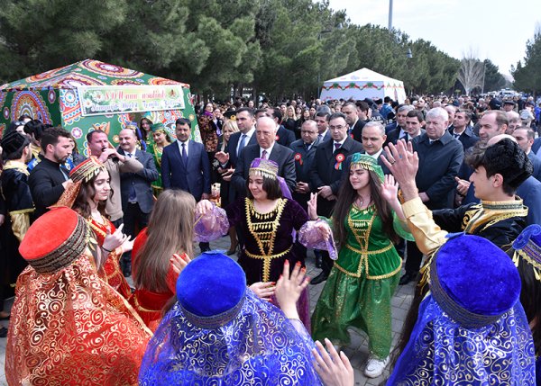 Sumqayıtda Novruz bayramı münasibətilə ümumşəhər tədbiri keçirilib - FOTOLAR
