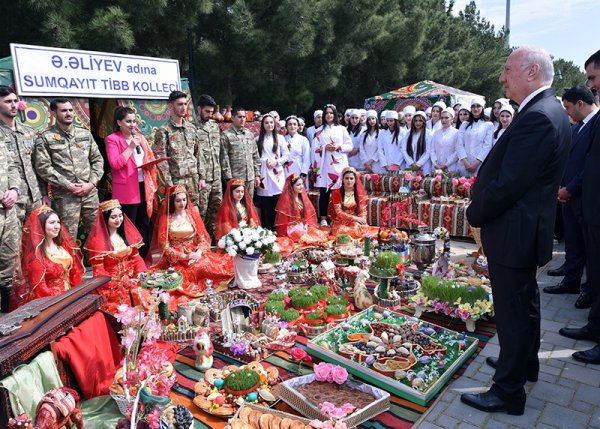 Sumqayıtda Novruz bayramı münasibətilə ümumşəhər tədbiri keçirilib - FOTOLAR