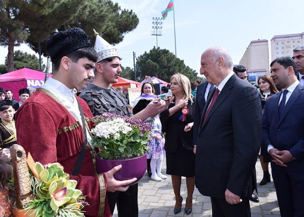 Sumqayıtda Novruz bayramı münasibətilə ümumşəhər tədbiri keçirilib - FOTOLAR