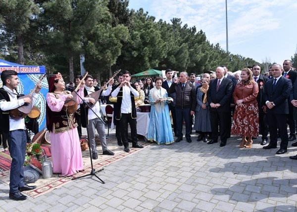 Sumqayıtda Novruz bayramı münasibətilə ümumşəhər tədbiri keçirilib - FOTOLAR