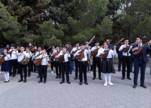 Sumqayıtda Novruz bayramı münasibətilə ümumşəhər tədbiri keçirilib - FOTOLAR