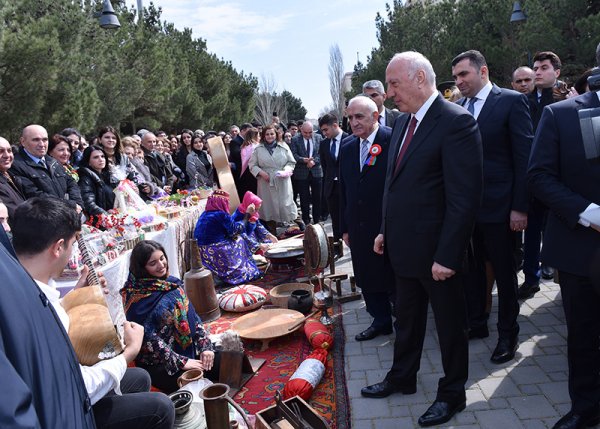 Sumqayıtda Novruz bayramı münasibətilə ümumşəhər tədbiri keçirilib - FOTOLAR