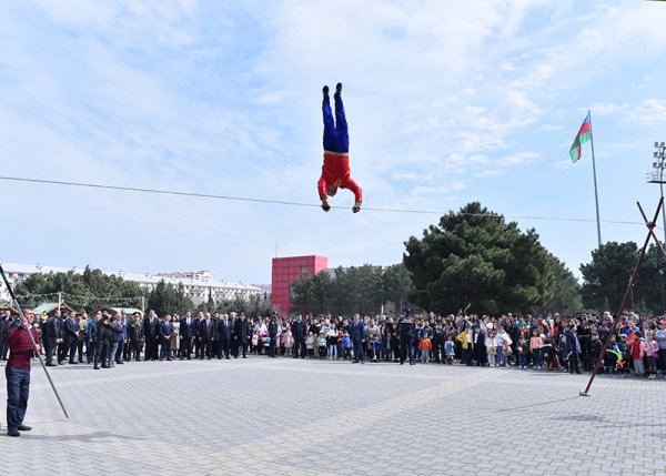 Sumqayıtda Novruz bayramı münasibətilə ümumşəhər tədbiri keçirilib - FOTOLAR