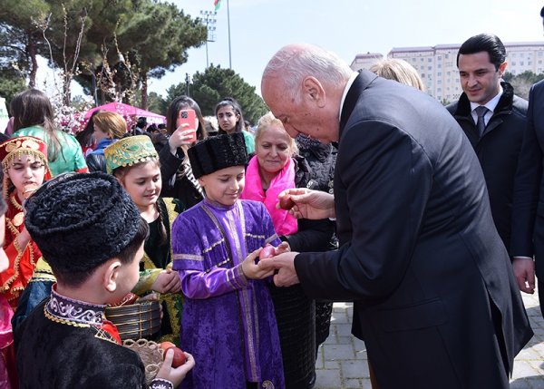 Sumqayıtda Novruz bayramı münasibətilə ümumşəhər tədbiri keçirilib - FOTOLAR